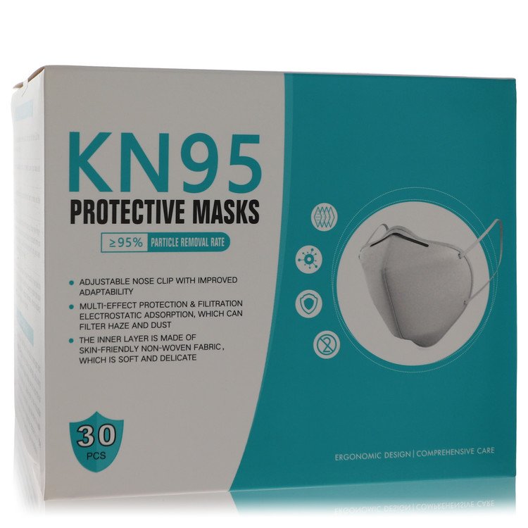 Thirty (30) KN95 Masks, Adjustable Nose Clip, Soft non-woven fabric, FDA and CE Approved (Unisex) 1 size