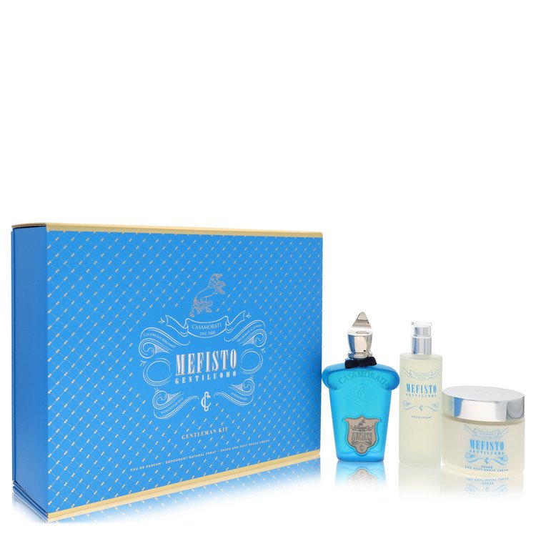 Gift Set -- 3.4 oz Eau De Parfum Spray + 3.4 oz Deodorant Spray + 6.7 oz Shave and Post Shave Cream