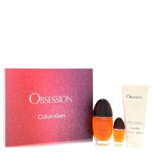 Gift Set -- 3.4 oz Eau De Parfum Spray + 6.7 oz Body Lotion + .5 oz Mini EDP Spray