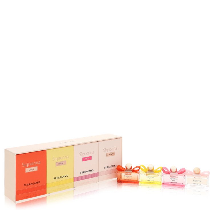 Gift Set -- Signorina, Siginorina in Fiore, Signorina Libera, Signorina Unica each in 0.17 oz EDP size
